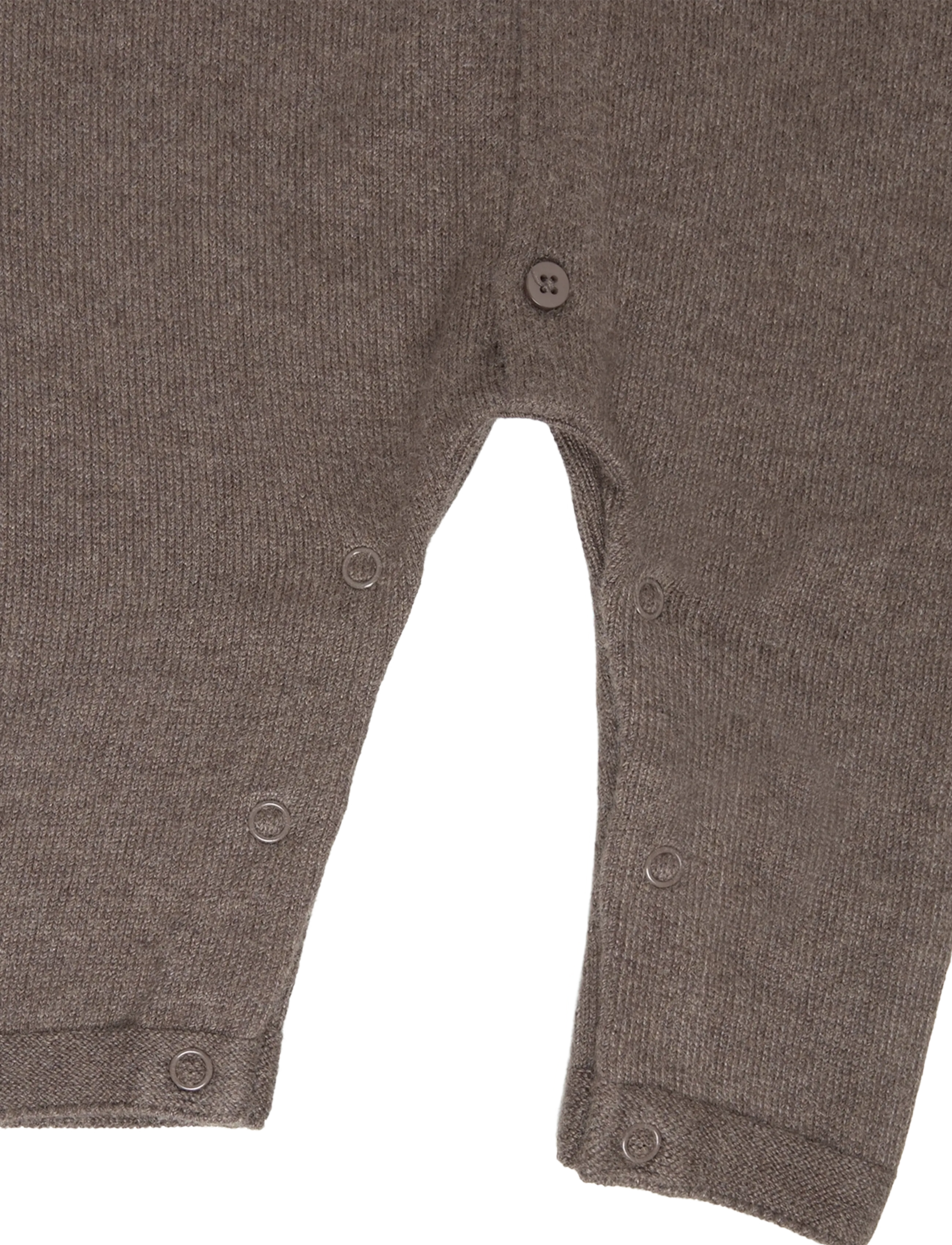 Mango - Single-knit button-up jumpsuit - dark brown - 3