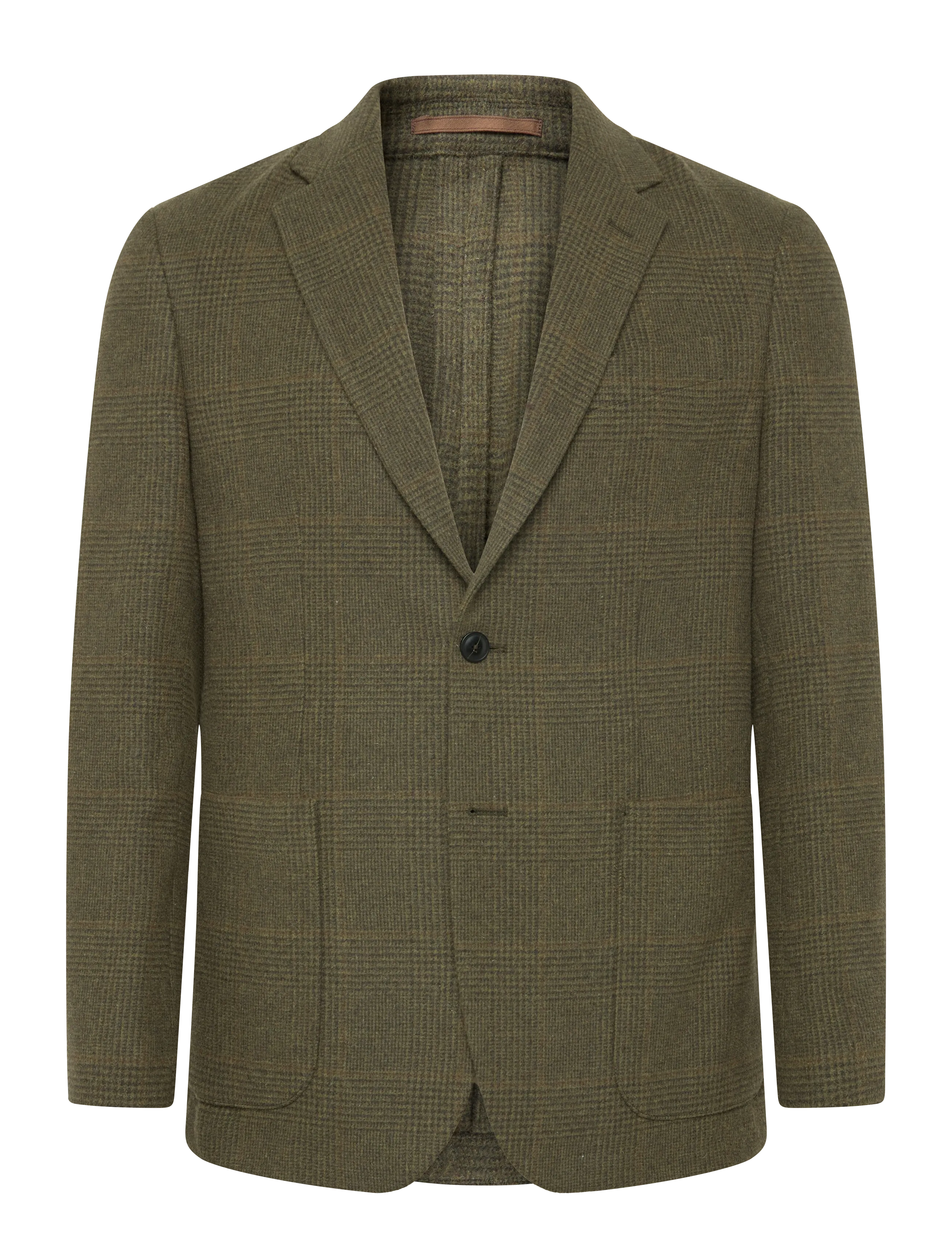 Mango Regular-fit wool-blend suit jacket - Tøj - BEIGE - KHAKI / khaki/green