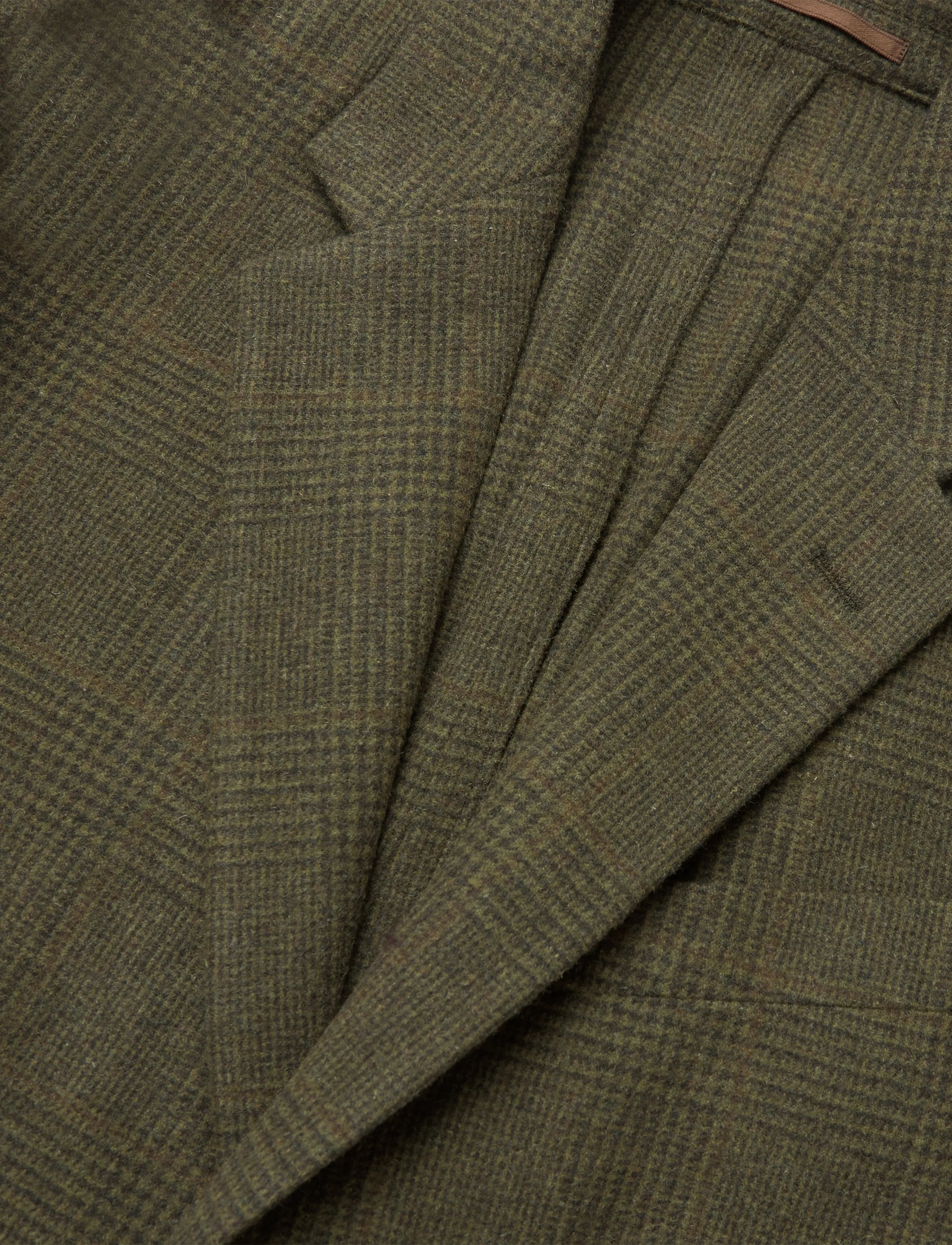 Mango - Regular-fit wool-blend suit jacket - beige - khaki - 2