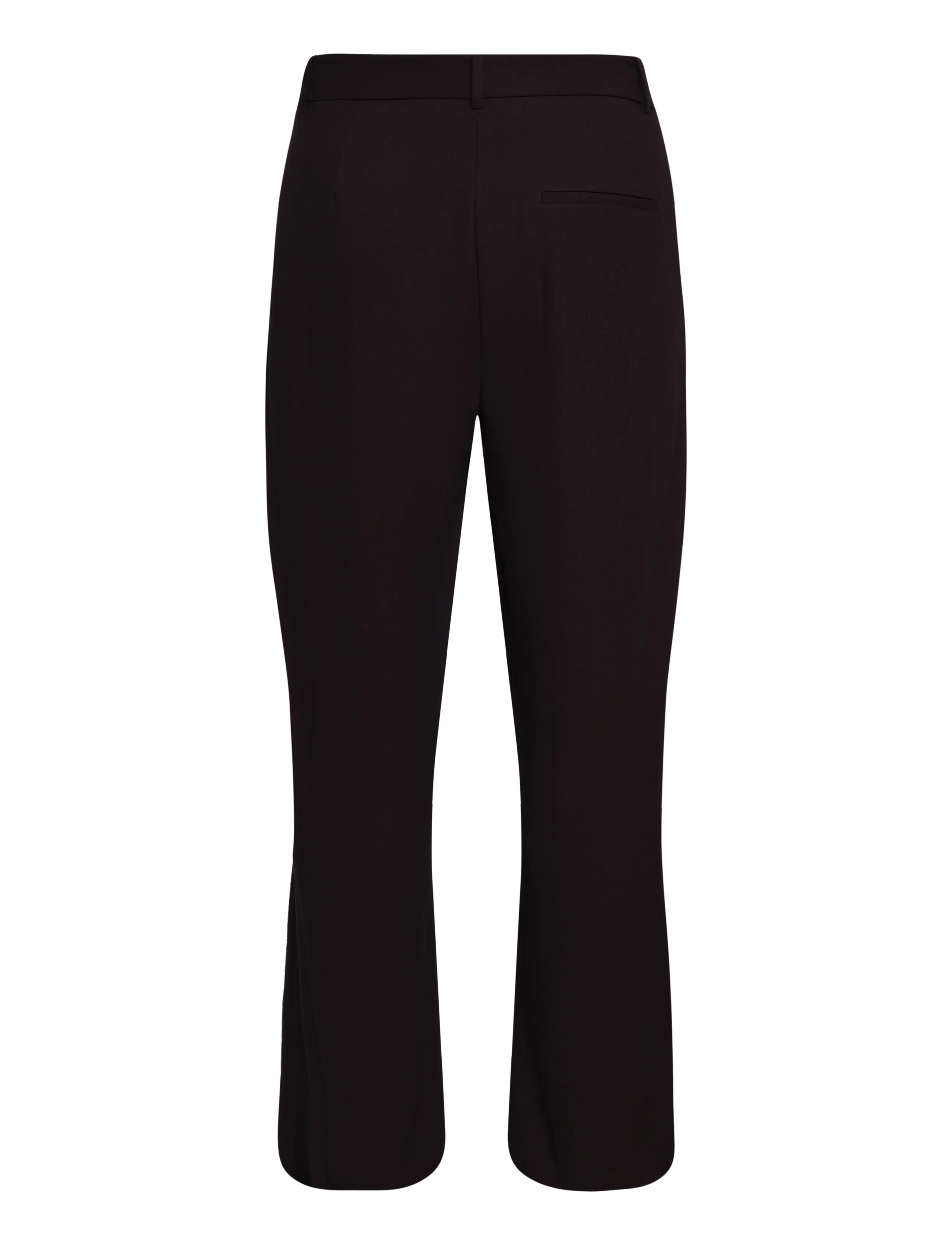 Mango - Straight mid-rise trousers - dark brown - 1