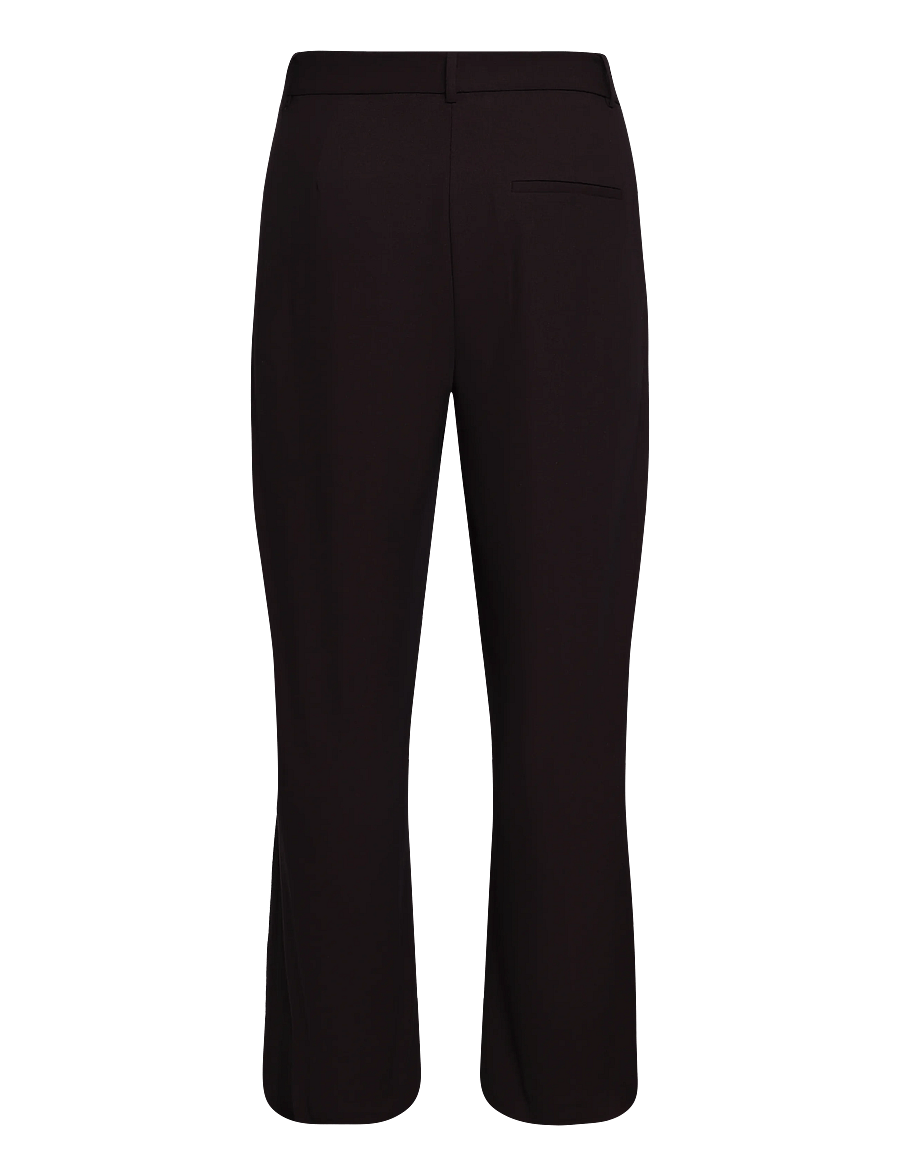 Mango - Straight mid-rise trousers - bukser med lige ben - dark brown - 1