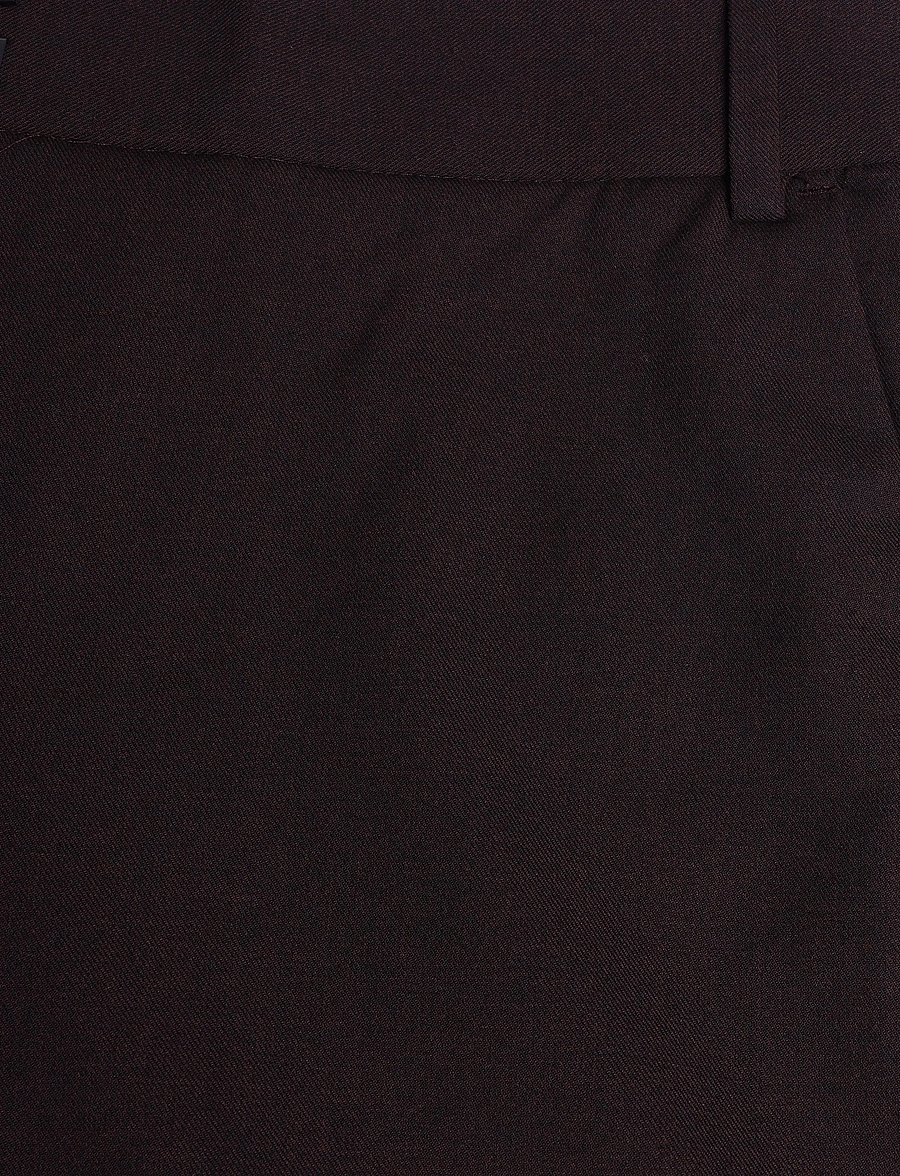 Mango - Straight mid-rise trousers - bukser med lige ben - dark brown - 2