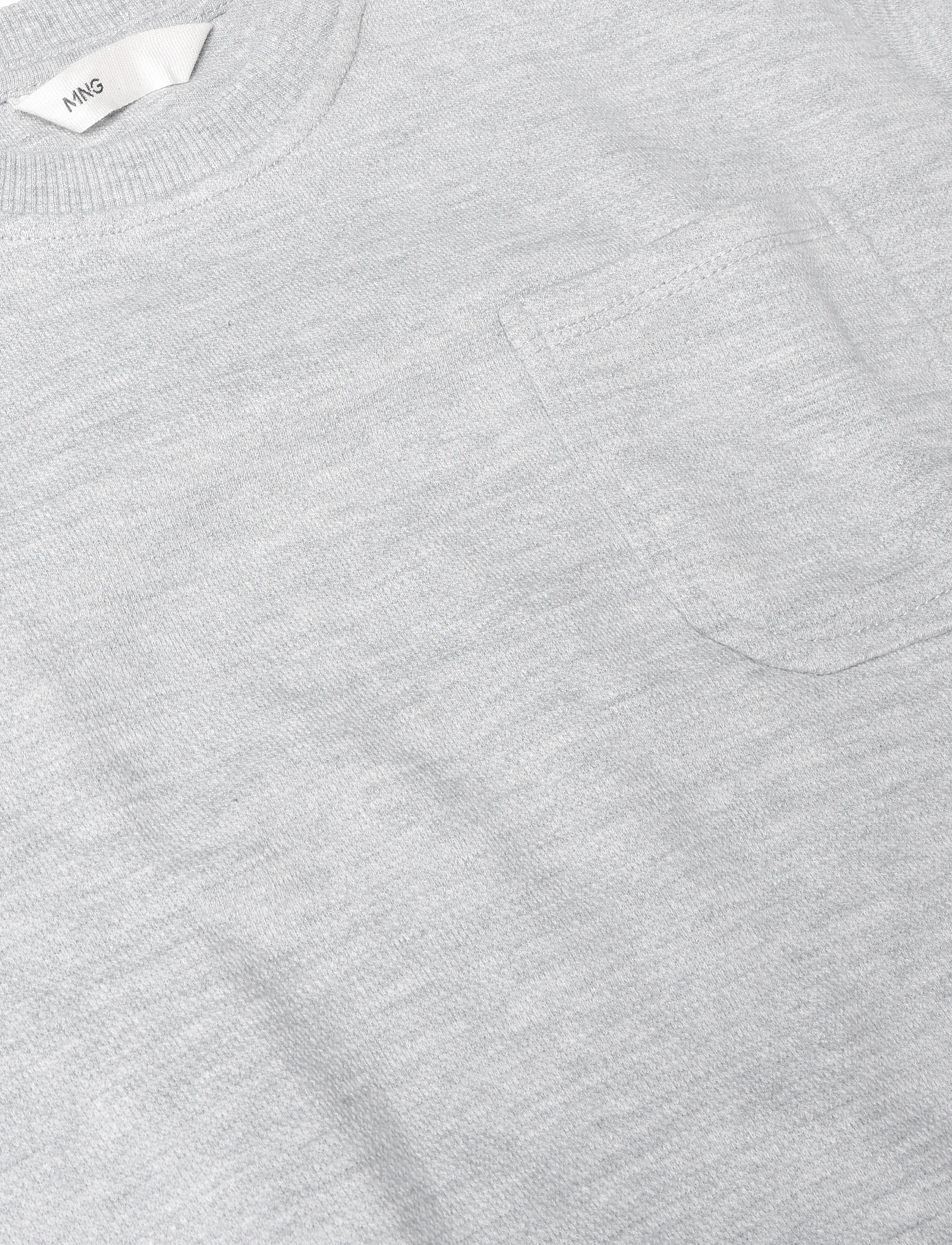 Mango - Oversized sweatshirt with pocket - sweatshirts - lt pastel grey - 2