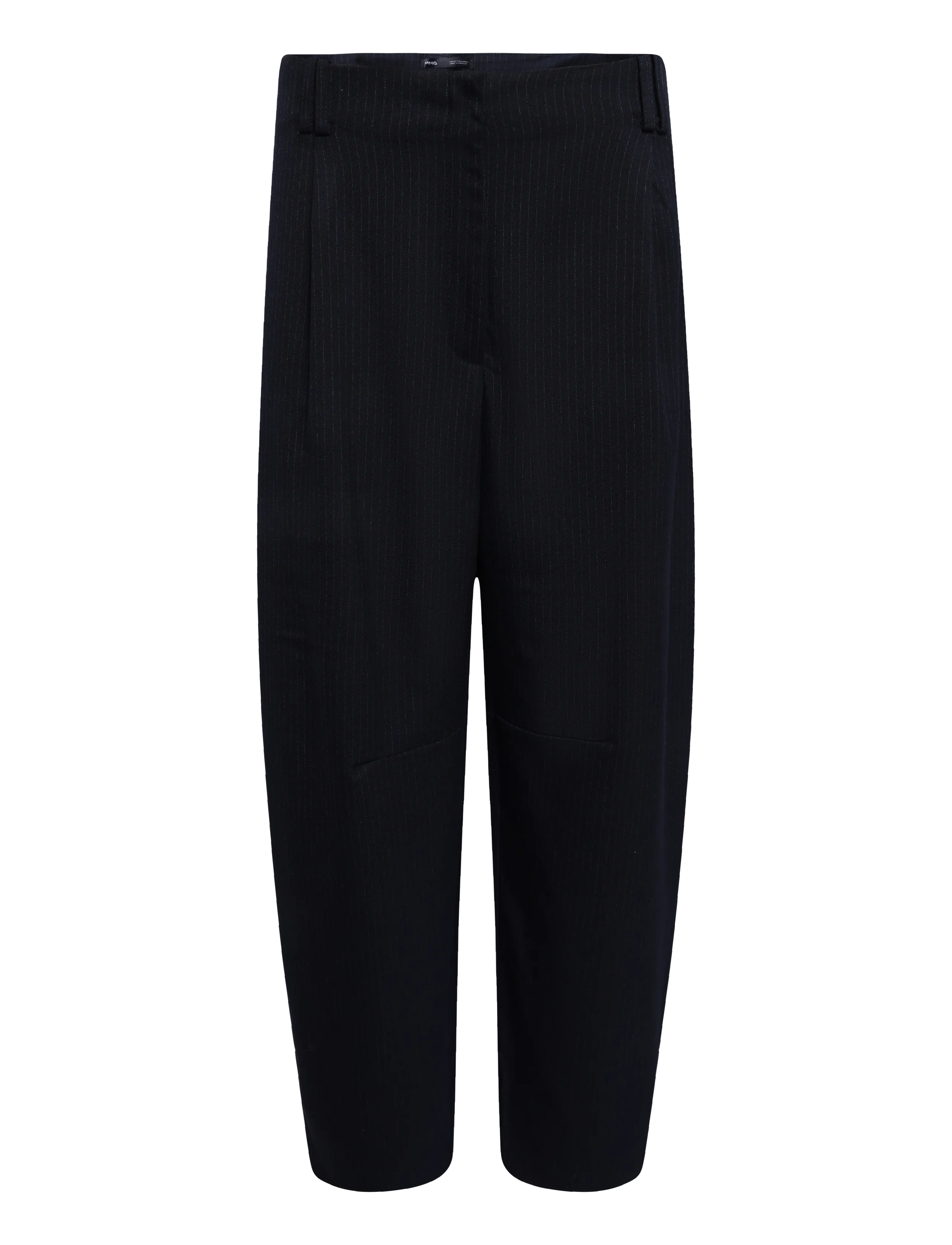 Mango High-waisted balloon trousers - Streetstyle - NAVY / navy