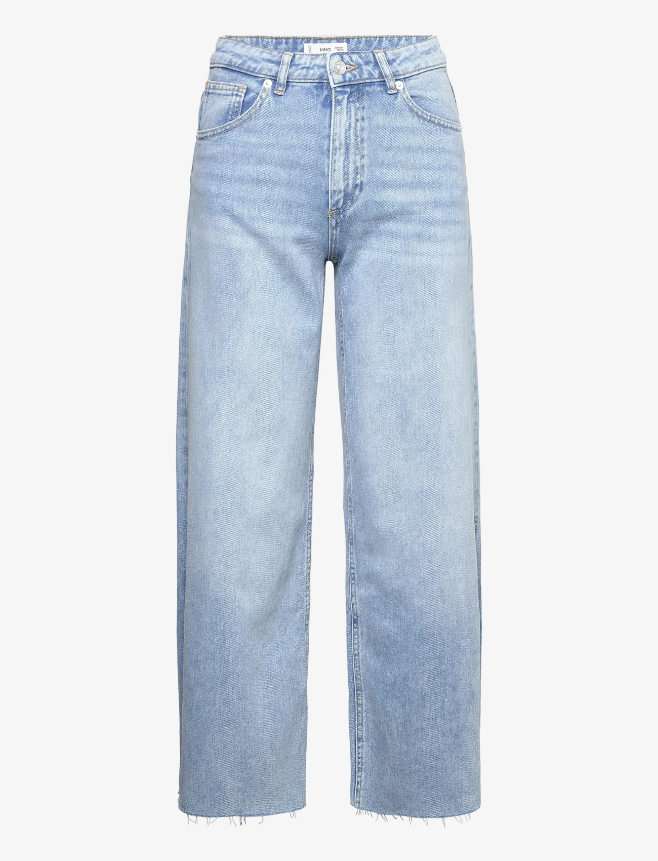 Mango - Culotte jeans with openings - leveälahkeiset farkut - open blue - 0