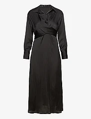 Mango - Wrap shirt dress - skjortekjoler - black - 0