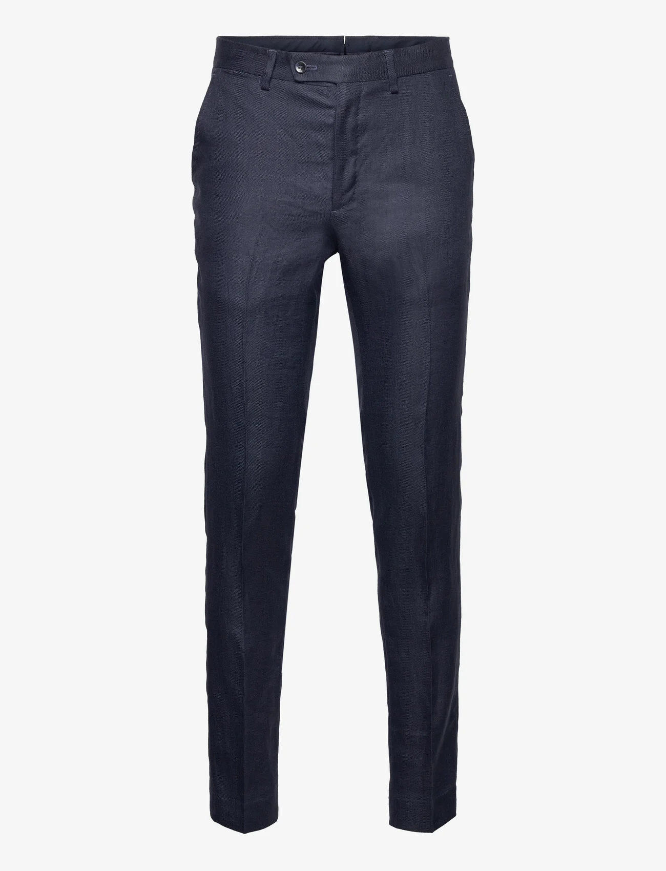 Mango - 100% linen suit trousers - linnebyxor - navy - 0