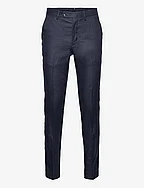 100% linen suit trousers - NAVY