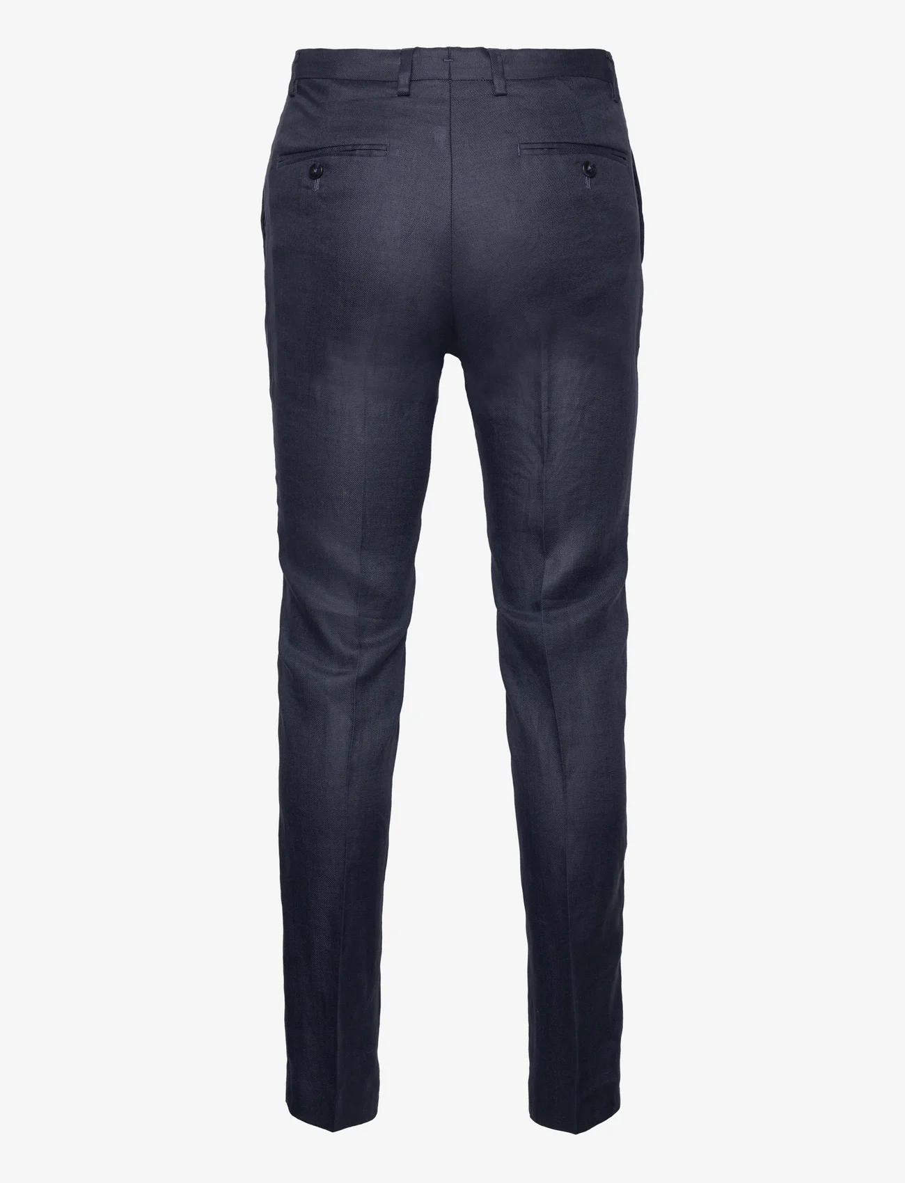 Mango - 100% linen suit trousers - navy - 1