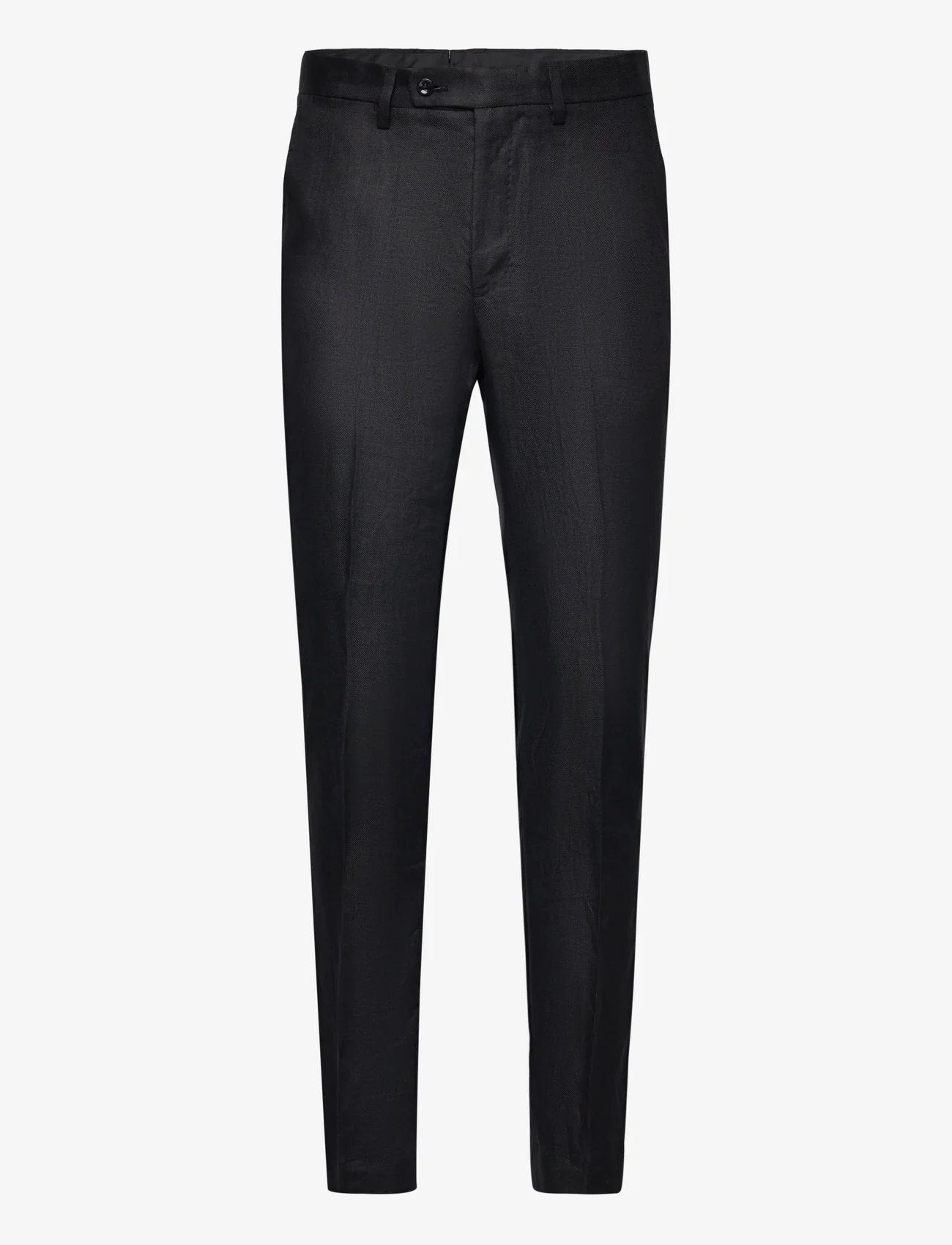 Mango - 100% linen suit trousers - black - 0