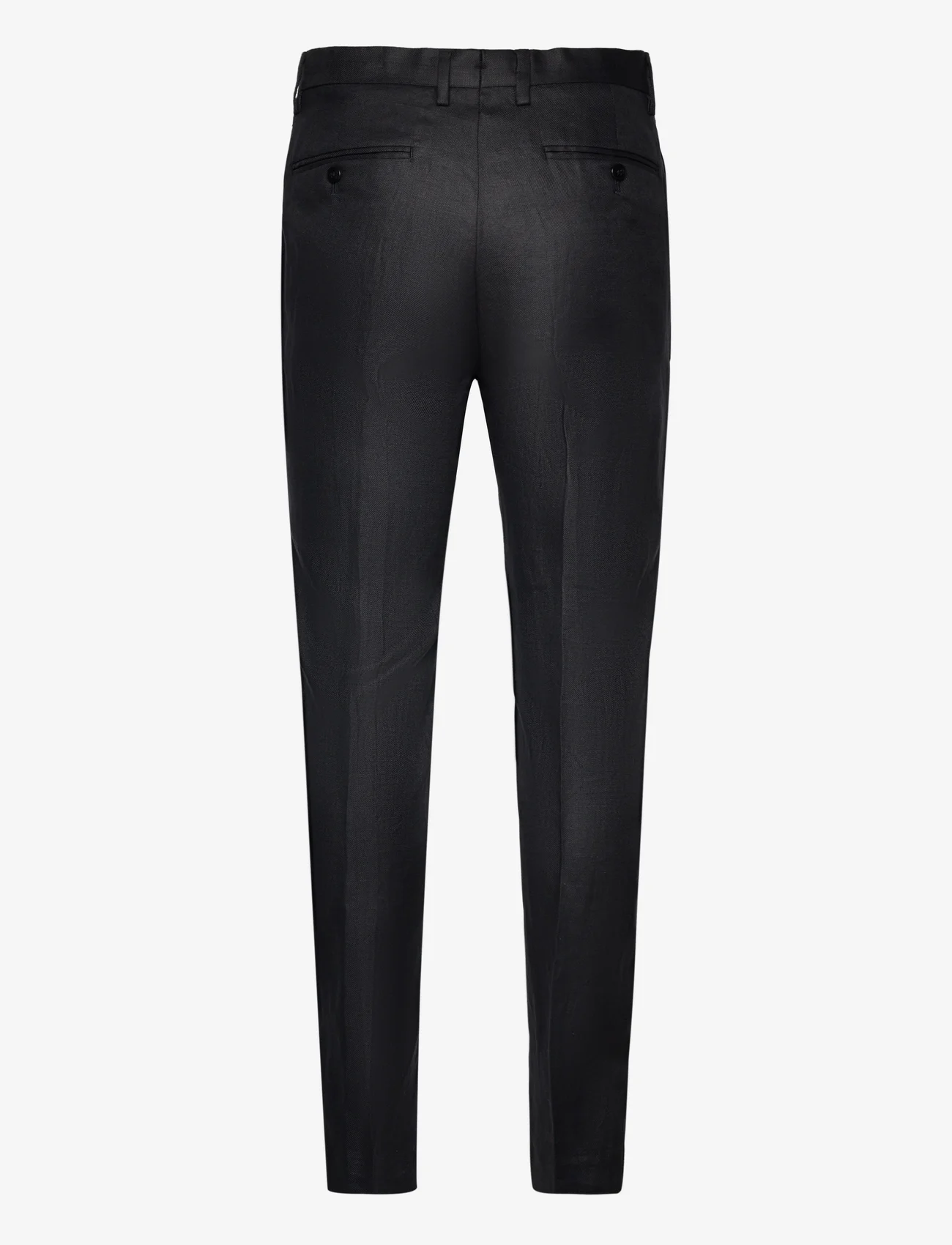 Mango - 100% linen suit trousers - black - 1