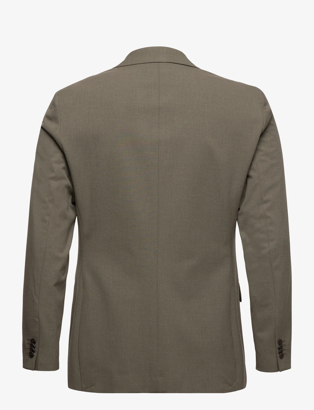 Mango - Slim-fit suit jacket - dobbeltradede blazere - green - 1