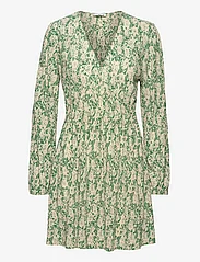 Mango - Textured floral-pattern dress - festklær til outlet-priser - green - 0