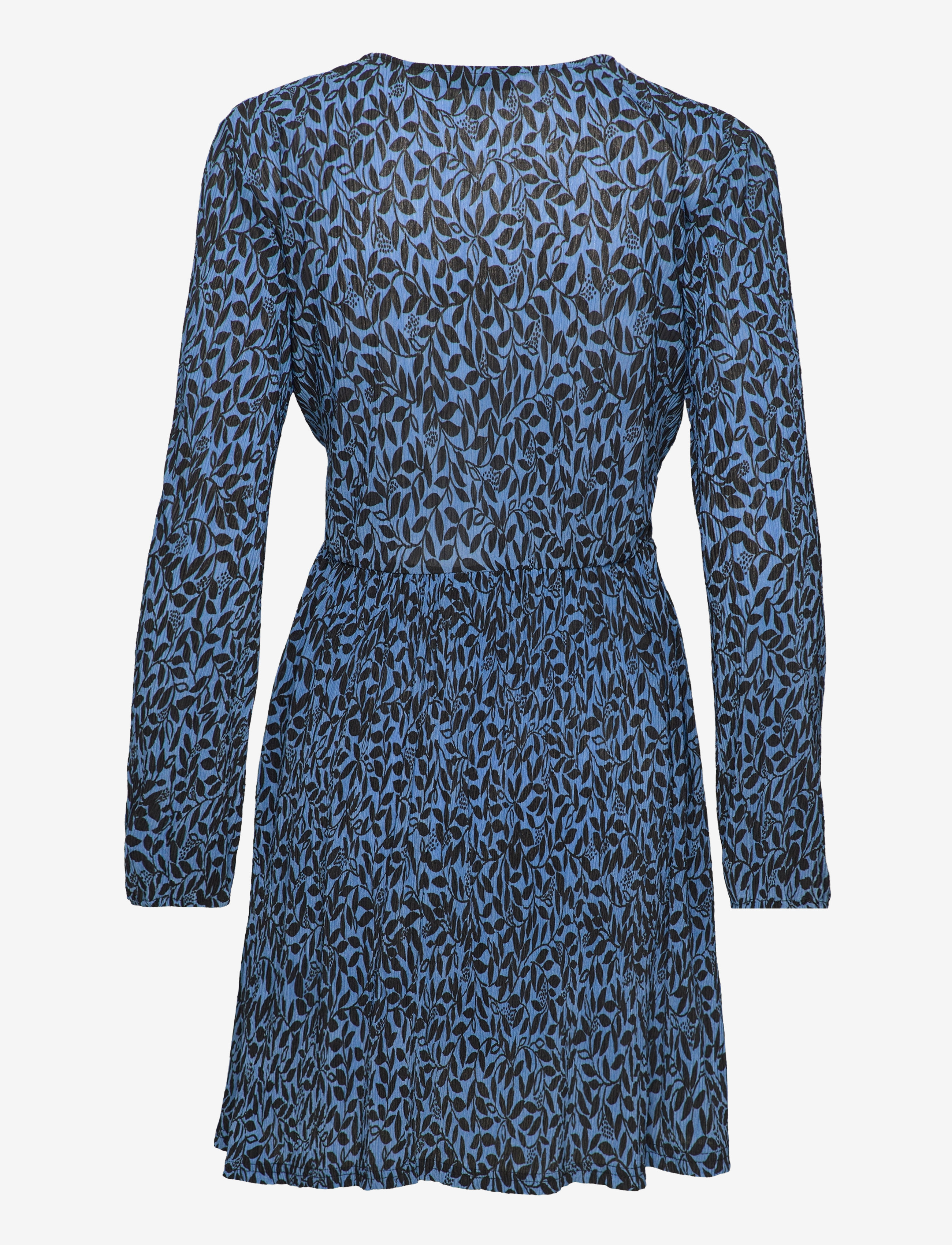 Mango - Textured floral-pattern dress - laveste priser - medium blue - 1