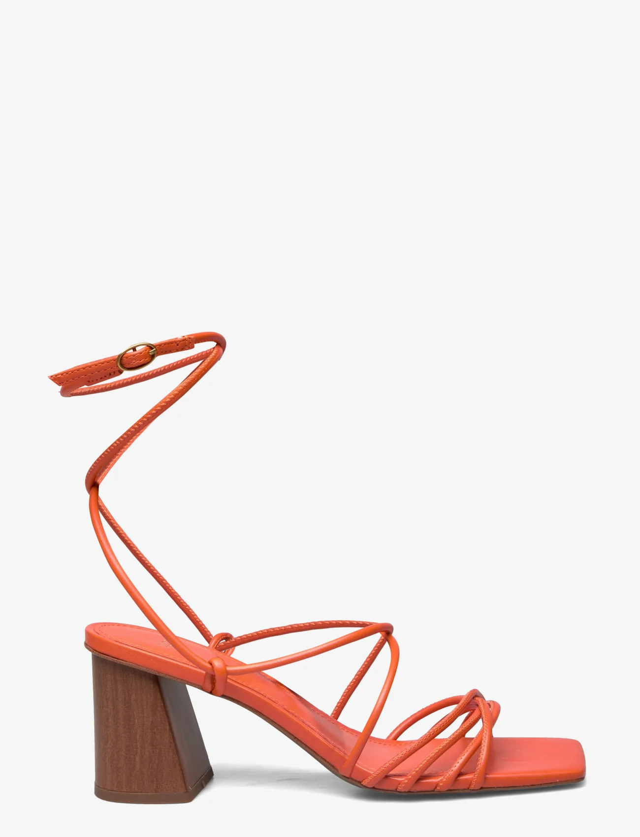 Mango - Criss-cross straps sandals - festklær til outlet-priser - orange - 1