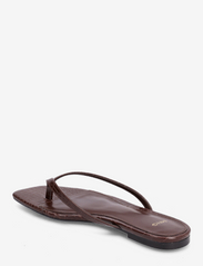 Mango - Croc-effect sandals - dark brown - 2
