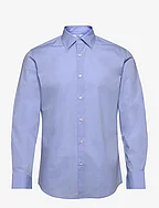 Slim fit stretch cotton suit shirt - LT-PASTEL BLUE