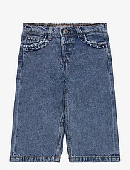 Mango - Jeans culotte mid-waist comfort - denimshorts - open blue - 0