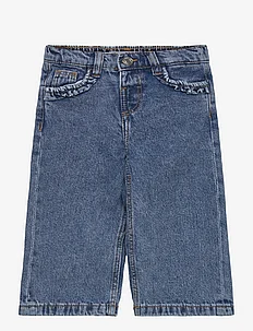 Jeans culotte mid-waist comfort, Mango