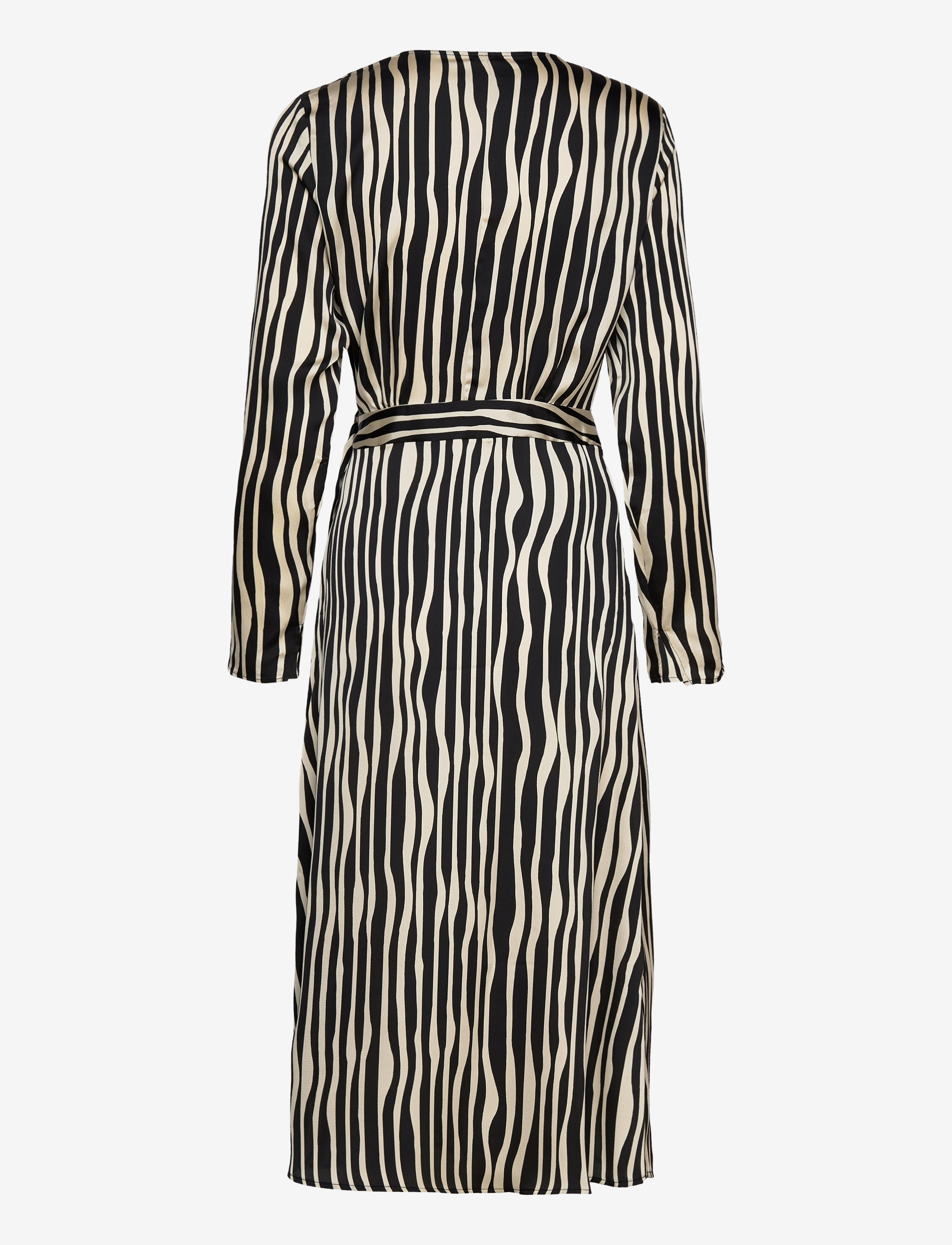 Mango - Striped midi dress - hõlmikkleidid - black - 1
