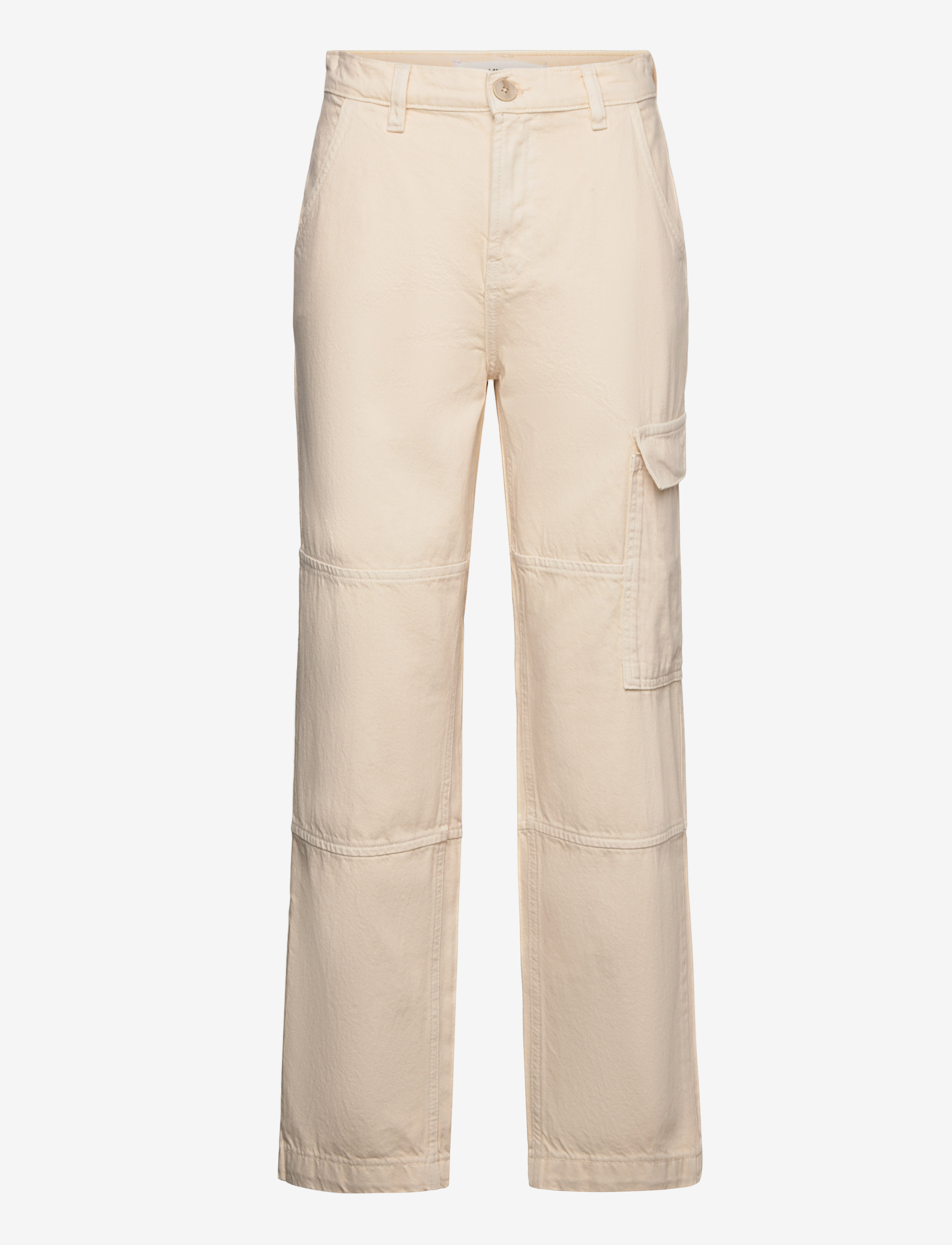 MANGO Pocket Cargo Jeans Beige - 32 - Damen