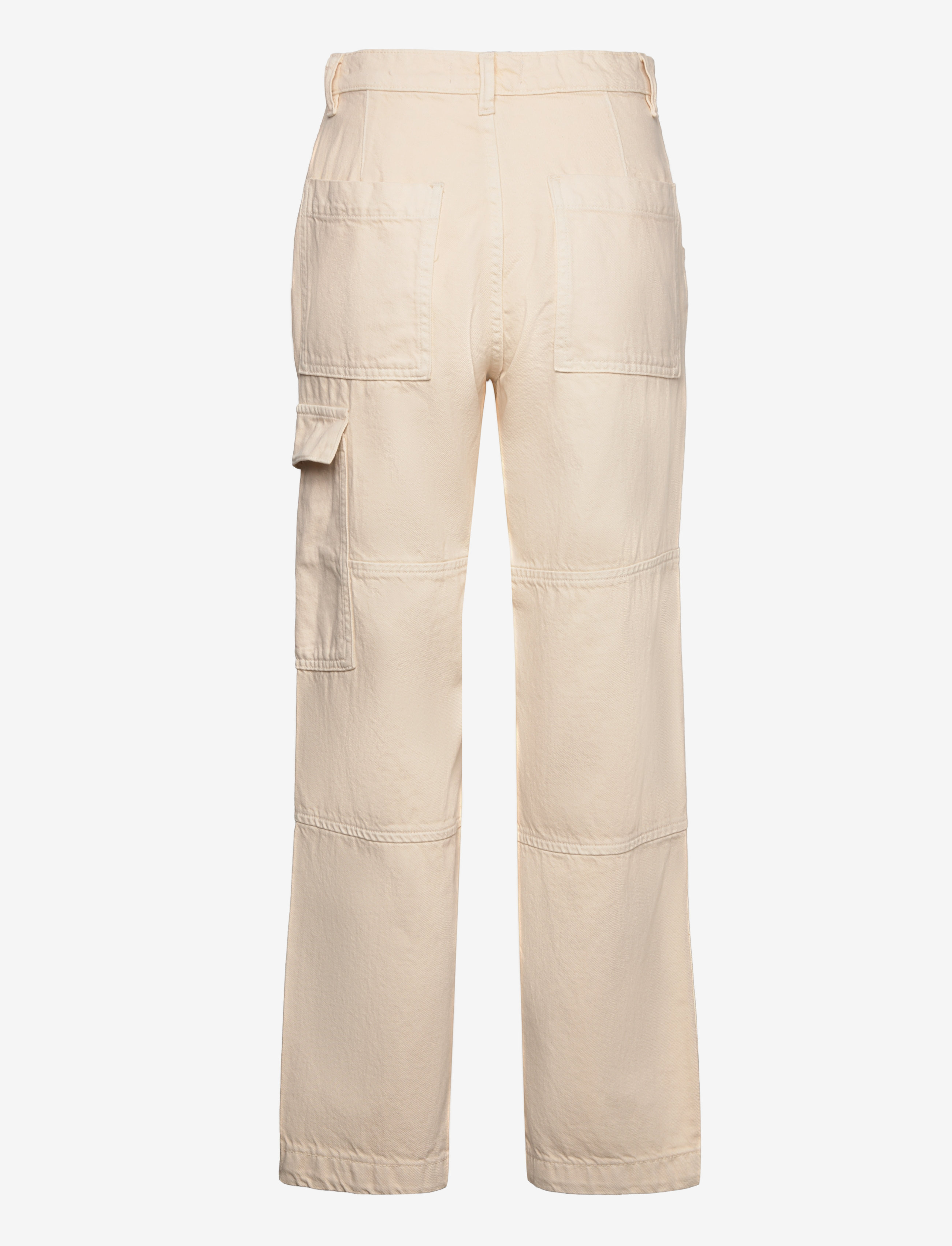 Mango - Pocket cargo jeans - raka byxor - light beige - 1
