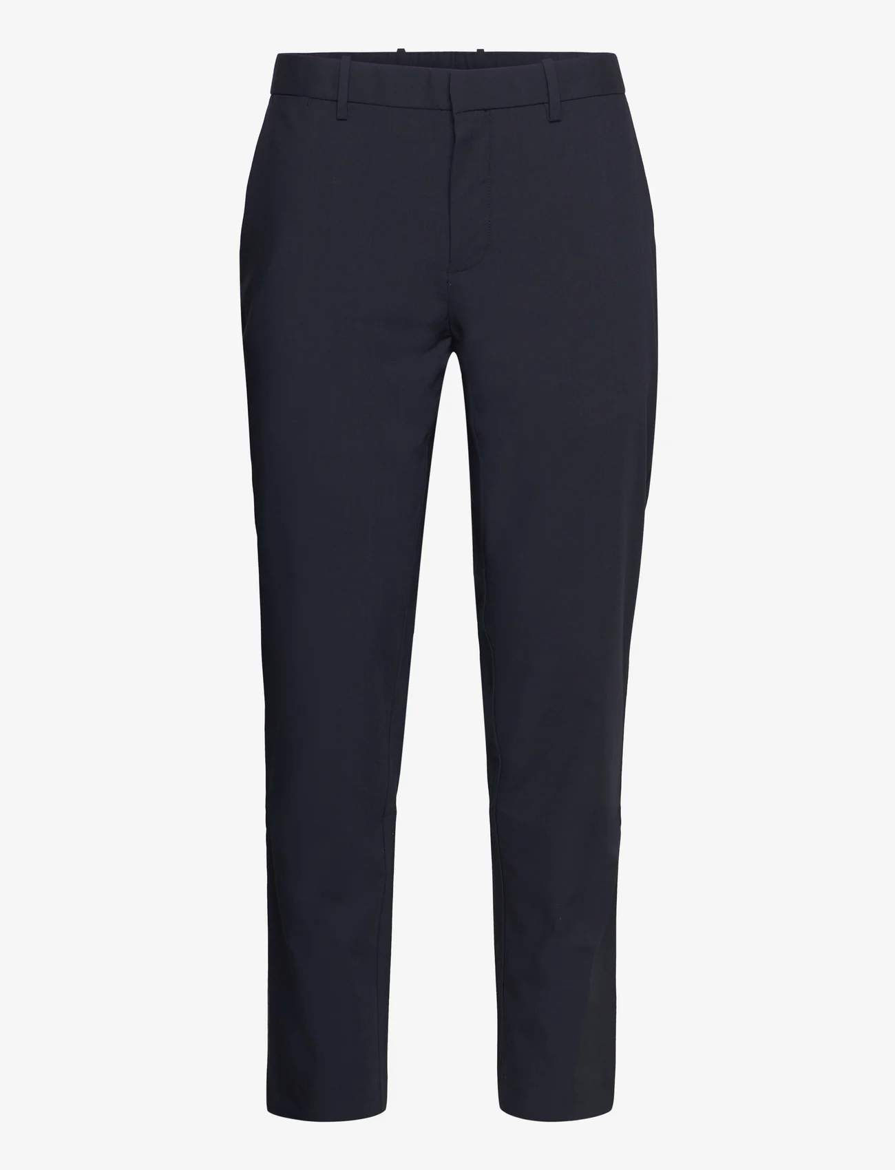 Mango - Tapered fit stretch trousers - jakkesætsbukser - navy - 0