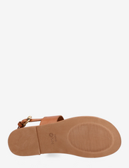 Mango - Leather sandals with straps - sommarfynd - brown - 4