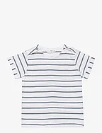 Striped T-shirt - LT-PASTEL BLUE