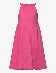 Mango - Cotton-blend dress - bright pink - 0