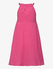 Mango - Cotton-blend dress - bright pink - 1