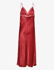 Mango - Lace camisole dress - festtøj til outletpriser - dark red - 1