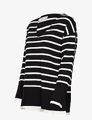 Mango - Oversized striped sweater - alhaisimmat hinnat - black - 2