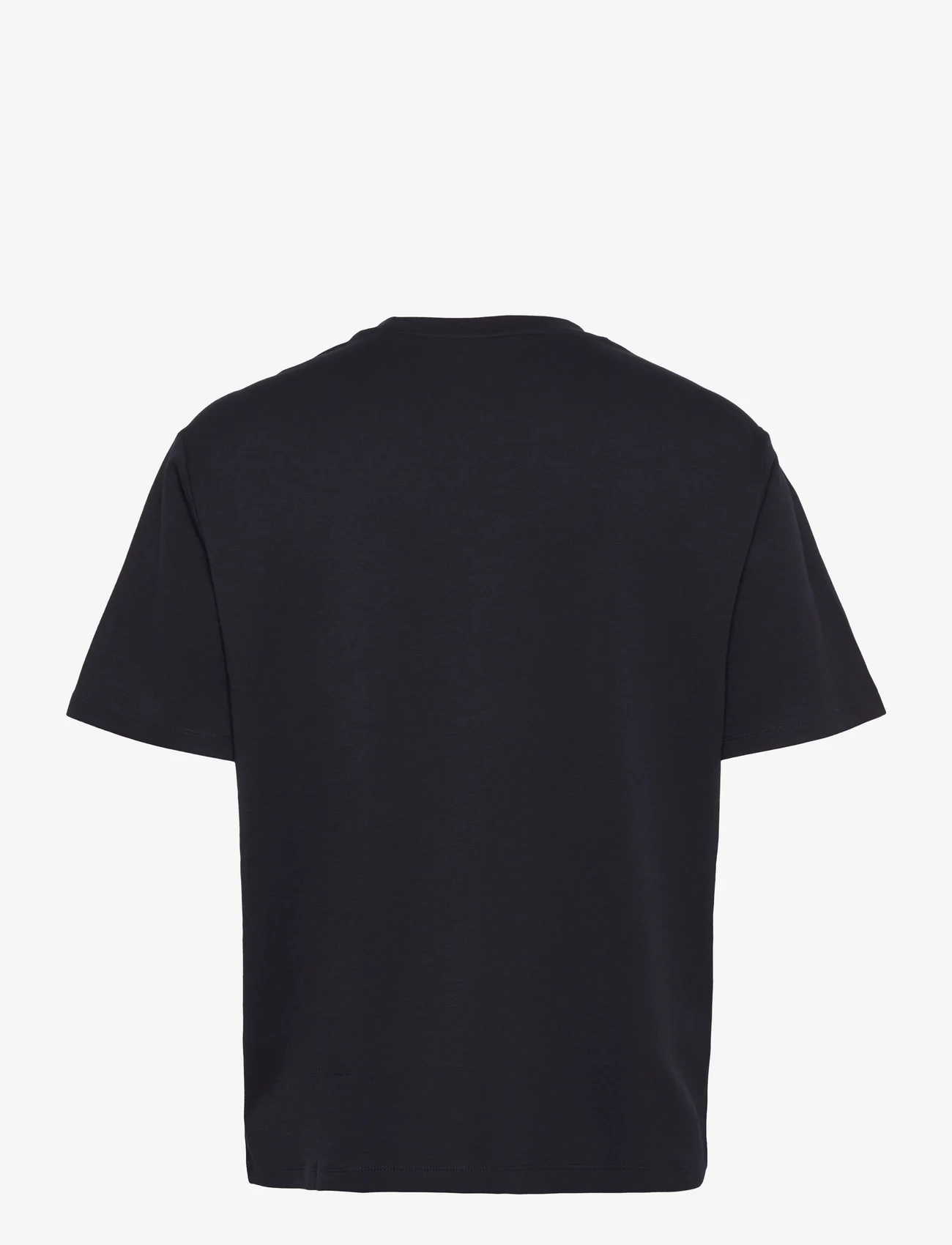 Mango - Breathable cotton t-shirt - navy - 1