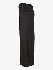 Mango - Black textured midi-dress - midi kjoler - black - 2