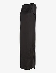 Mango - Black textured midi-dress - midi kjoler - black - 3