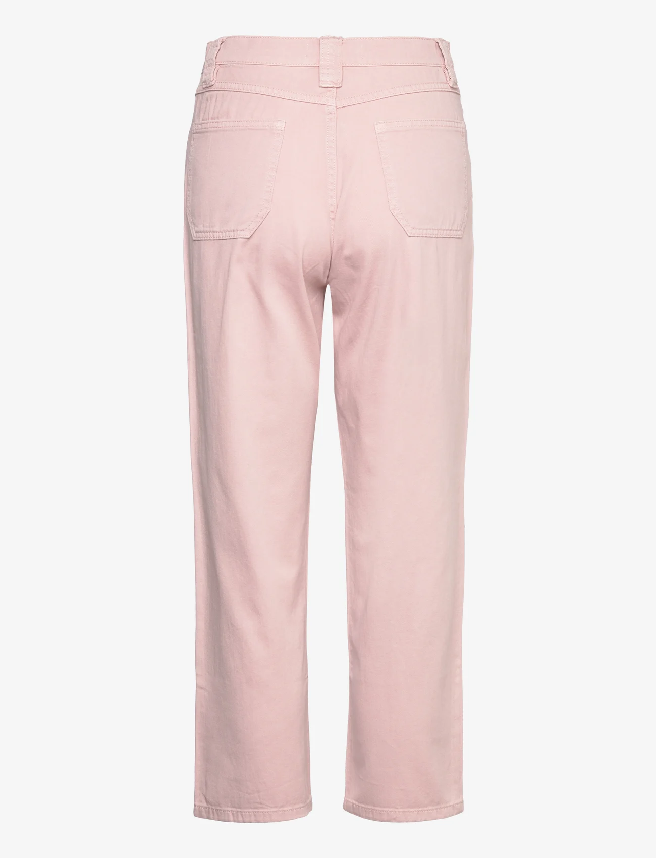 Mango - High-waist slouchy jeans - straight jeans - lt-pastel pink - 1