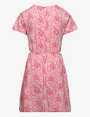 Mango - Printed cut-out detail dress - kortærmede hverdagskjoler - pink - 1