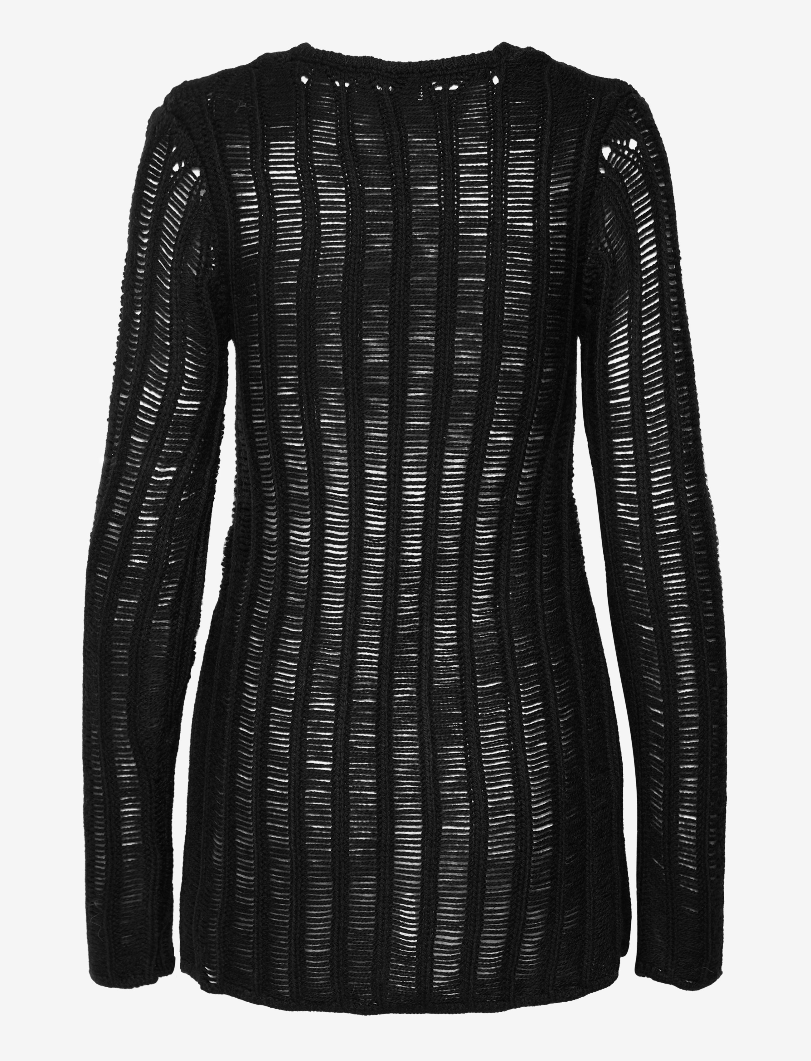 Mango - Knitted cardigan with bow - herbstliche kleidung - black - 1