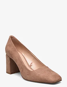 Geometric heel shoes, Mango