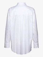 Mango - Oversize cotton shirt - langermede skjorter - white - 1