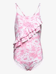 Mango - Tie-dye print swimsuit - gode sommertilbud - pink - 0