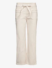 Mango - Straight-leg jeans with bow detail - laveste priser - light beige - 0