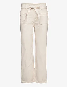 Straight-leg jeans with bow detail, Mango