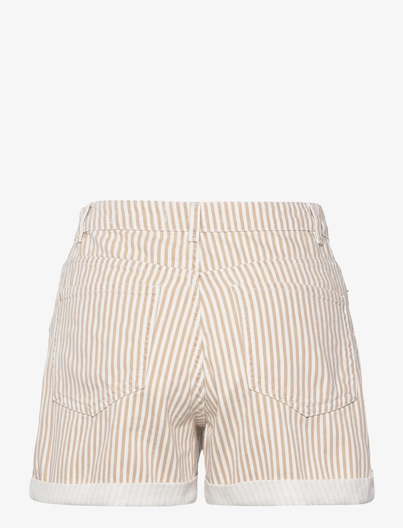 Mango - Mom-fit denim shorts - denimshorts - lt pastel brown - 1
