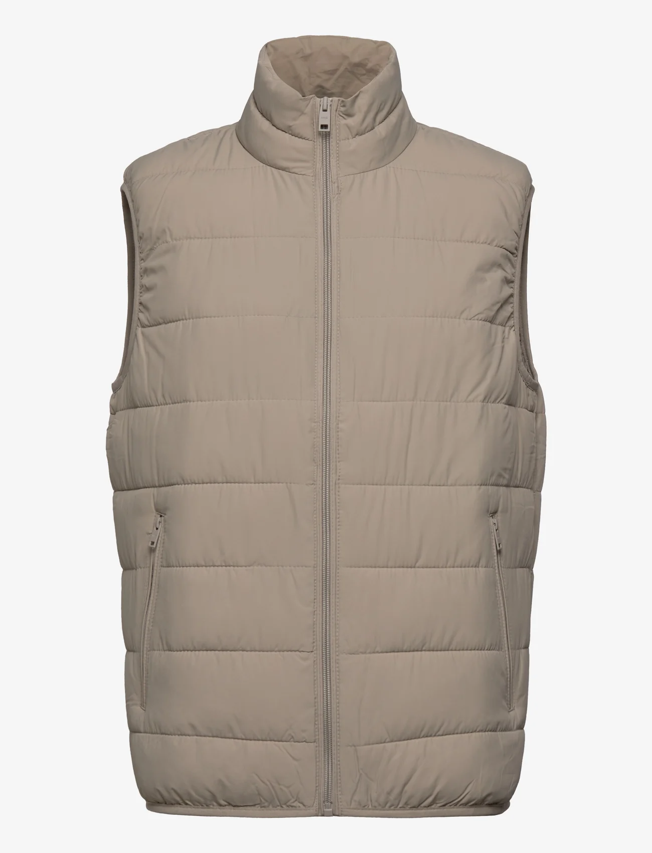 Mango - Ultra-light quilted gilet - natural white - 0
