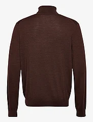 Mango - 100% merino wool sweater - stickade basplagg - dark brown - 1