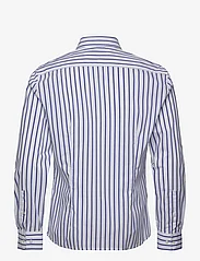 Mango - Slim fit striped cotton shirt - business skjortor - white - 1