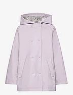 Double-breasted parka - LT-PASTEL PURPLE