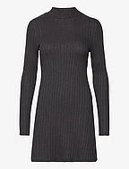 Short knitted dress - GREY